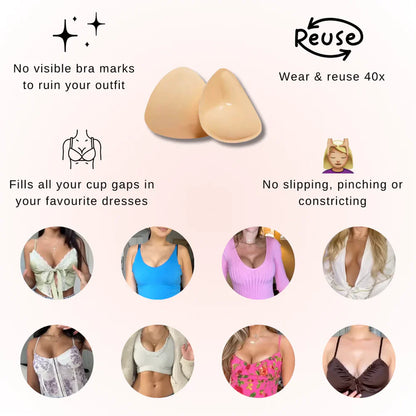 Self-Adhesive Bra Inserts